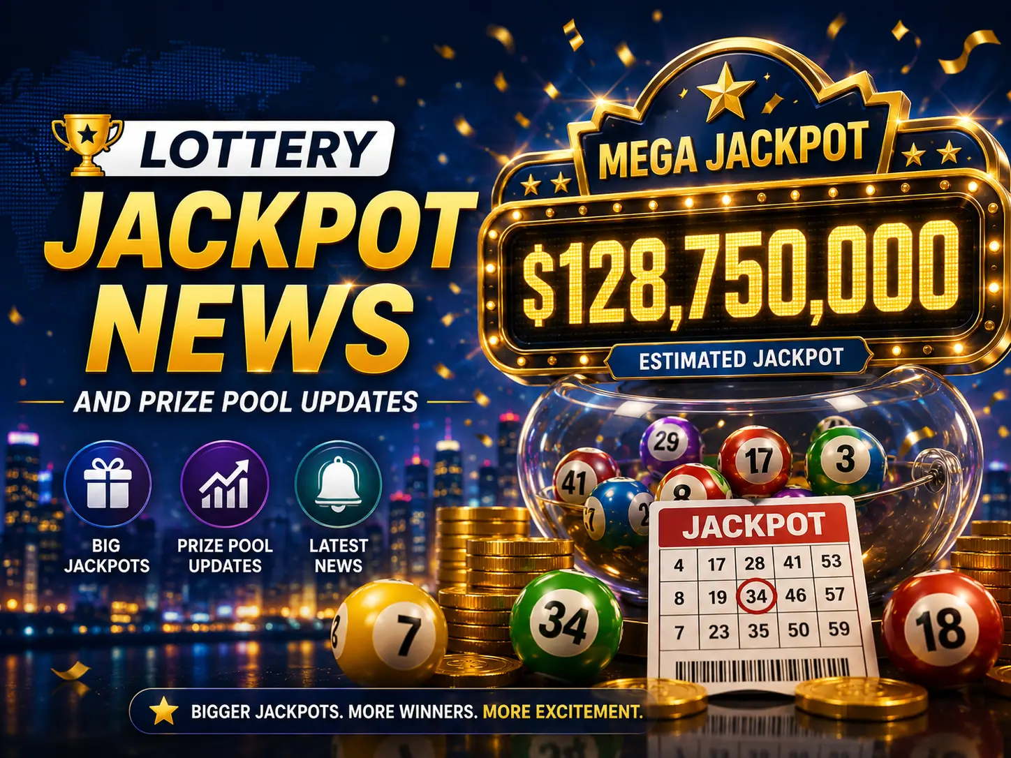 Lottery jackpot news and prize pool updates